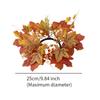 Fall Candle Rings Pillar Candle Holder Halloween Party Supplies Autumn Candle Rings for Party Festival Living Room Wedding Cafe