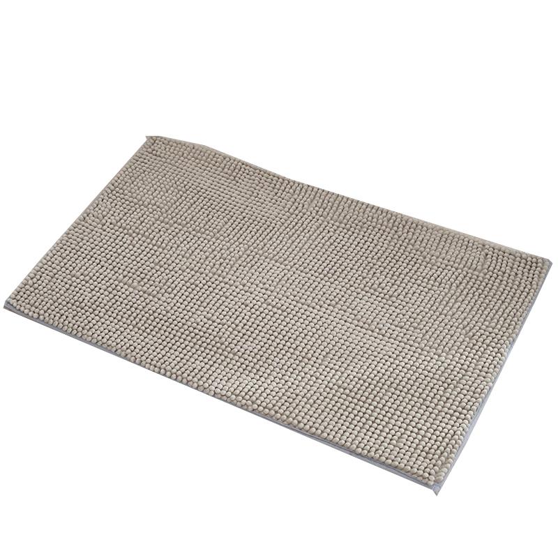 Charmcci 800108 Chenille Bath Mat Water Absorbent Soft Microfiber Bath Mat Custom Size Bath Mat Anti Slip (Blue,Custom) синий
