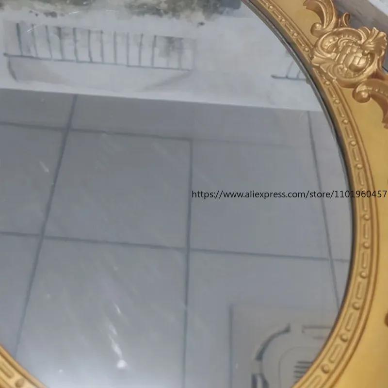 Retro Tray Plastic Mirror Decoration Wedding Party Dessert Cupcake Stand Tray Europe Jewelry Storage Tray Photography Props