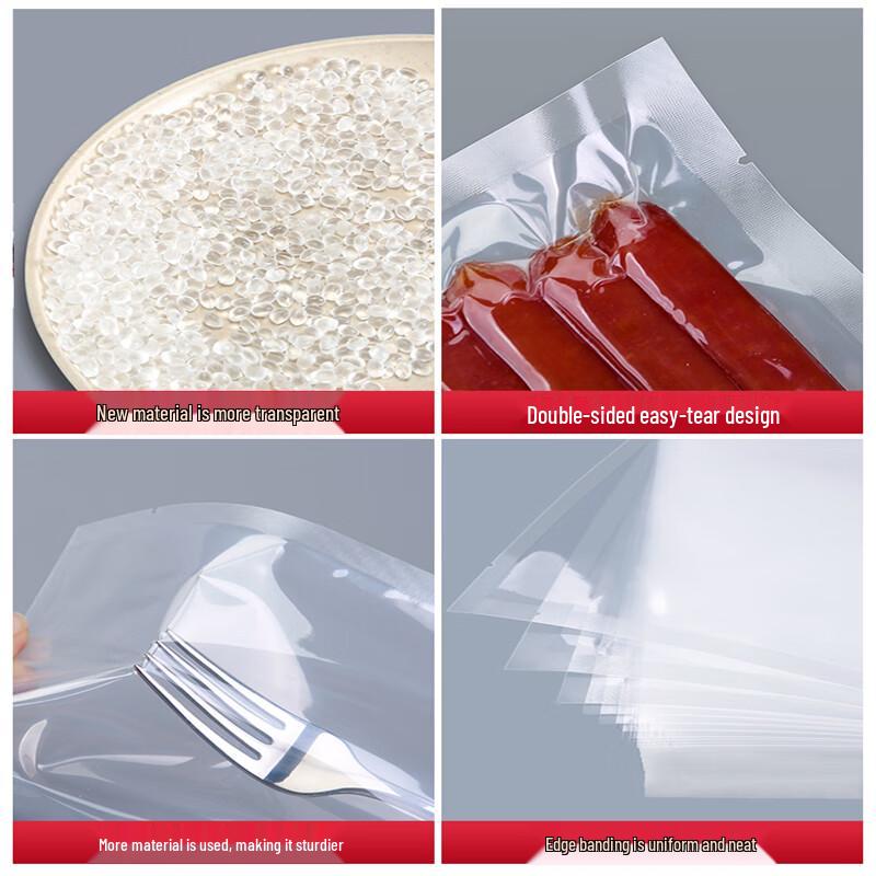 Transparent Food Vacuum Sealer Bags