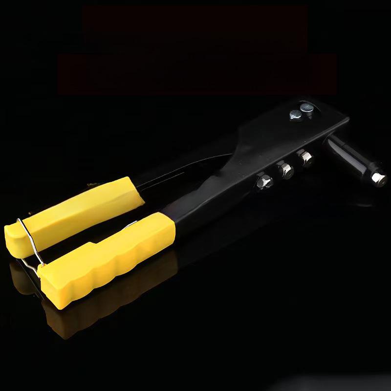 Manufacturer-Approved Single Manual Rivet Gun with Cap Nail and Core Rivet Functionality