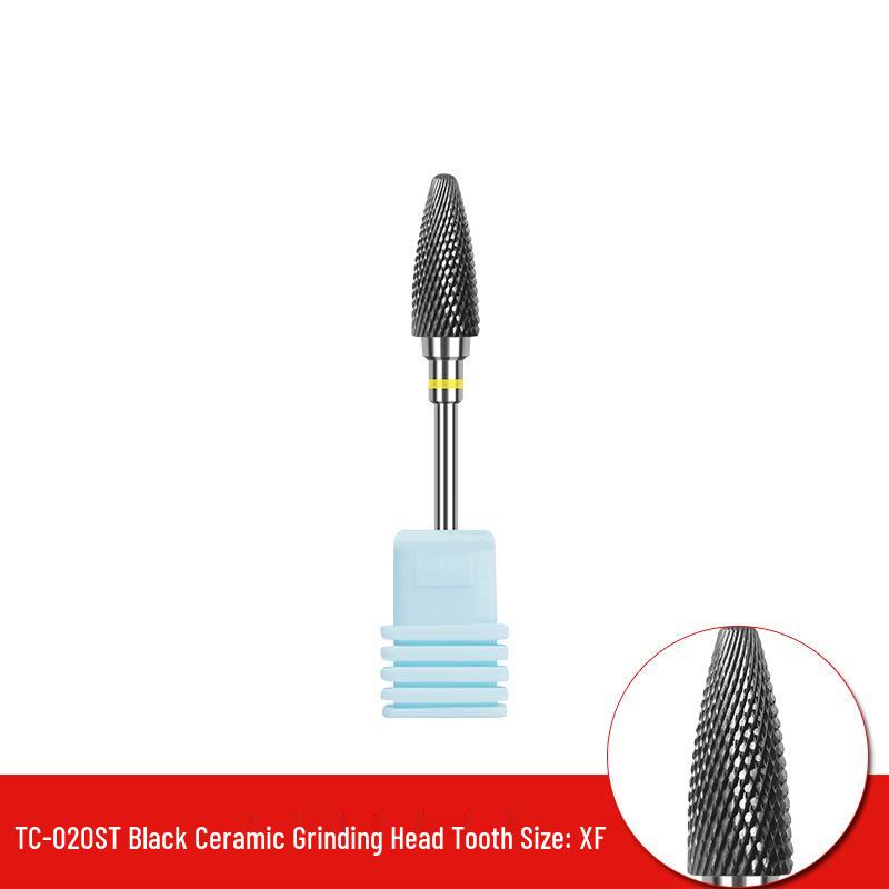 Single Bullet-Shaped Ceramic Nail Grinding Head 2.35