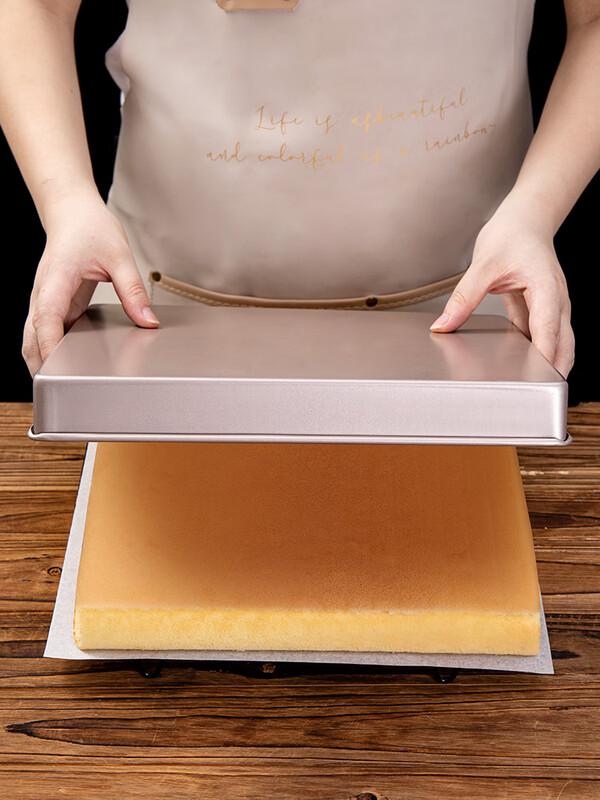 Zhaoran 28x28cm Square Cake Roll Baking Pan