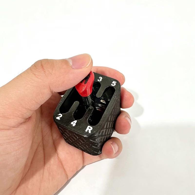 1/2/3Pcs 3D Printed Manual Transmission Paddle Shifter Toy, Fun Car Simulator Decorative Ornament Stress-Relief Perfect Gift