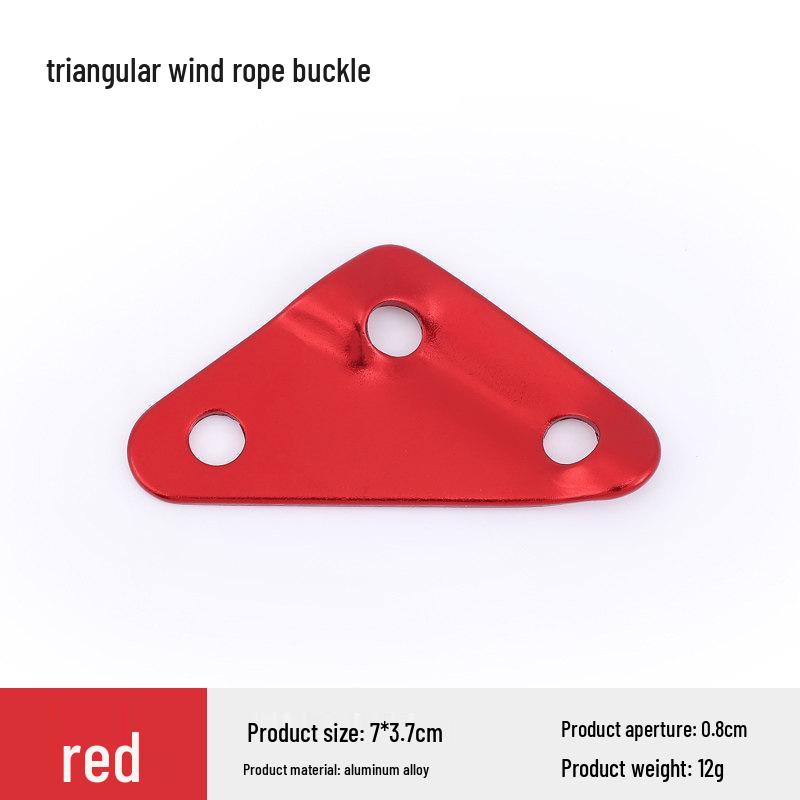 Large Outdoor Anti-Slip Aluminum Alloy Triangle Buckle for Tents
