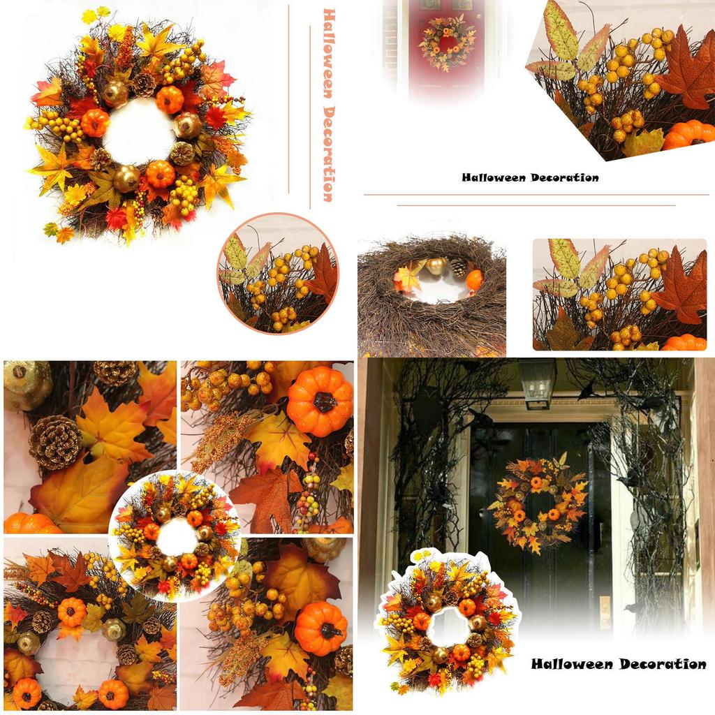 Für Girlande Simulation Hochzeit Zuhause Party Dekoration Herbst Türkranz Herbst