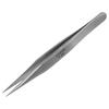 HOZAN Tweezers (Heavy Duty) - Thick-walled, High-Durability Stainless Steel - Overall Length 125mm - Tip Width 0.25mm - P-894