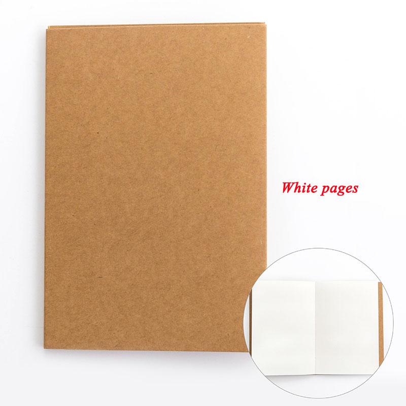 Neuer Eingang Weiß/Kraftpapier Innenseite Notizbuch Kunststudenten Skizzenbuch Büro Notiz Kinder Kritzeln Schulbedarf