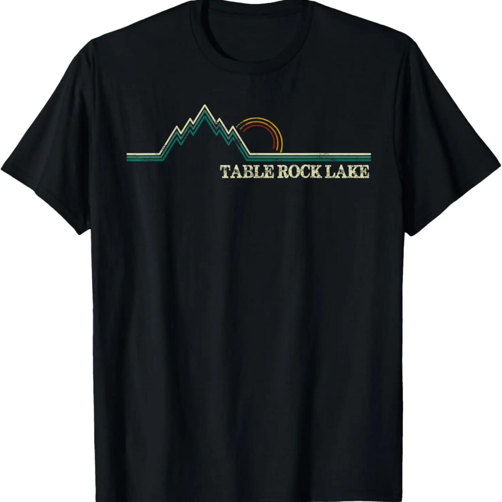 

Table Rock Lake Missouri Ozarks Retro Vacation Shirt T-Shirt XXXXXL чёрный