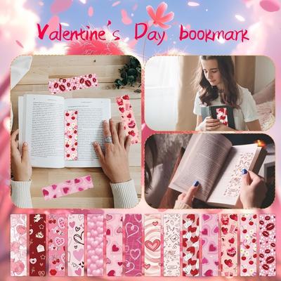 24/30PCS Set Uplifting Quotes Motivational Bookmarks Reading Book Clip Reading Accessory