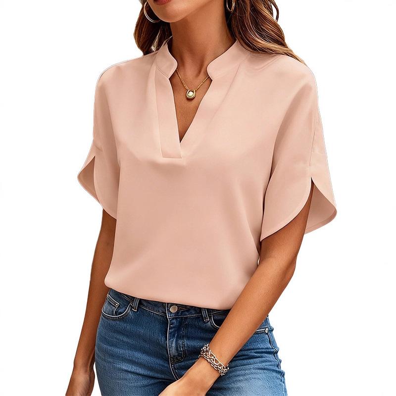 Women's Short Sleeve Loose Shirt