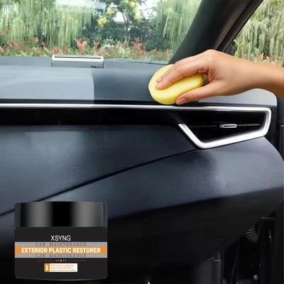 Car Plastic Restorer Back To Black More Gloss Car Cleaning Products Plastic Restore Auto Polish And Repair Coating Renovator