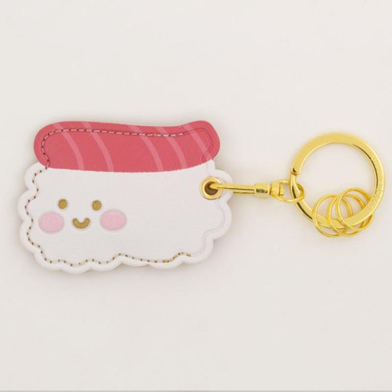 Cute Cartoon Cat Keychains PU Material Lovely Cat Funny Keychain Children Schoolbag Zipper Puller