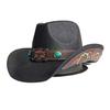 Vintage Style Straw Cowboy Hat For Men And Women Wide Brim Cowboy Hat Western Beach Sun Hat Sombrero