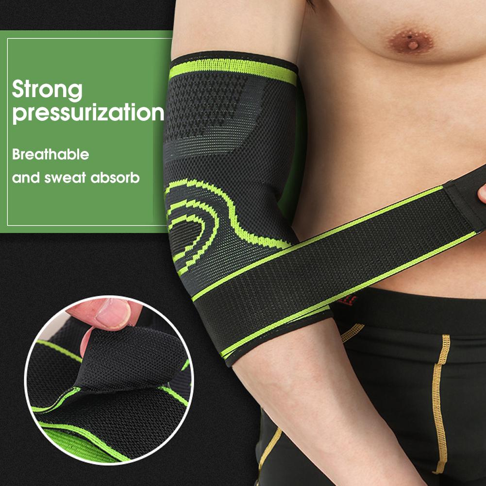 Elastic Elbow Support Elbow Compression Sleeve Brace Sports Fitness Protective GuardXL