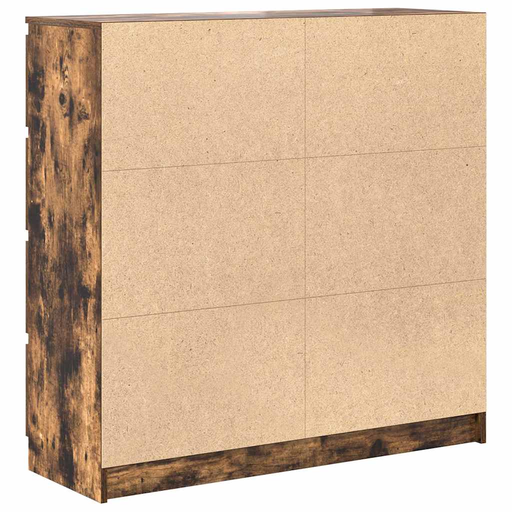 Sideboard Smoked Oak 100 x 35 x 99 cm Engineered Wood