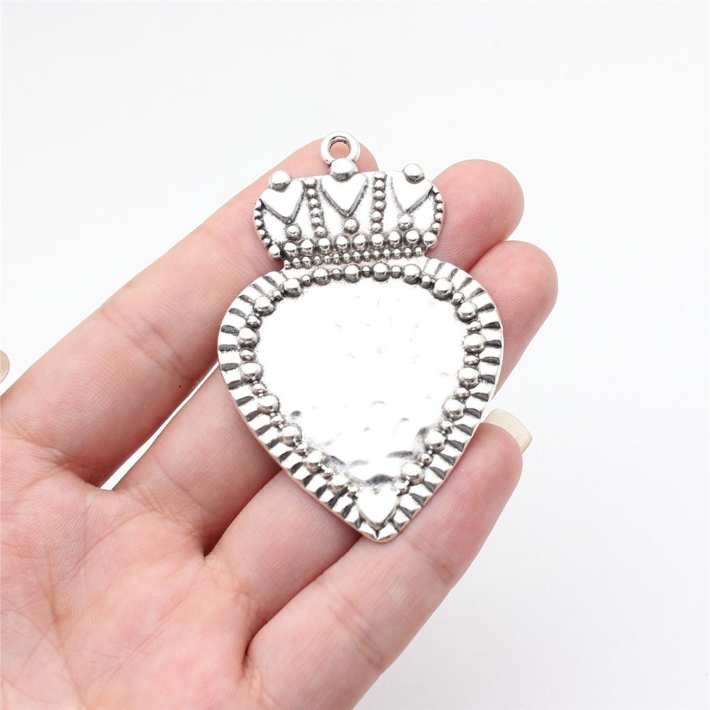 Charms Crown Pendants Minimalist Jewelry Components QC035