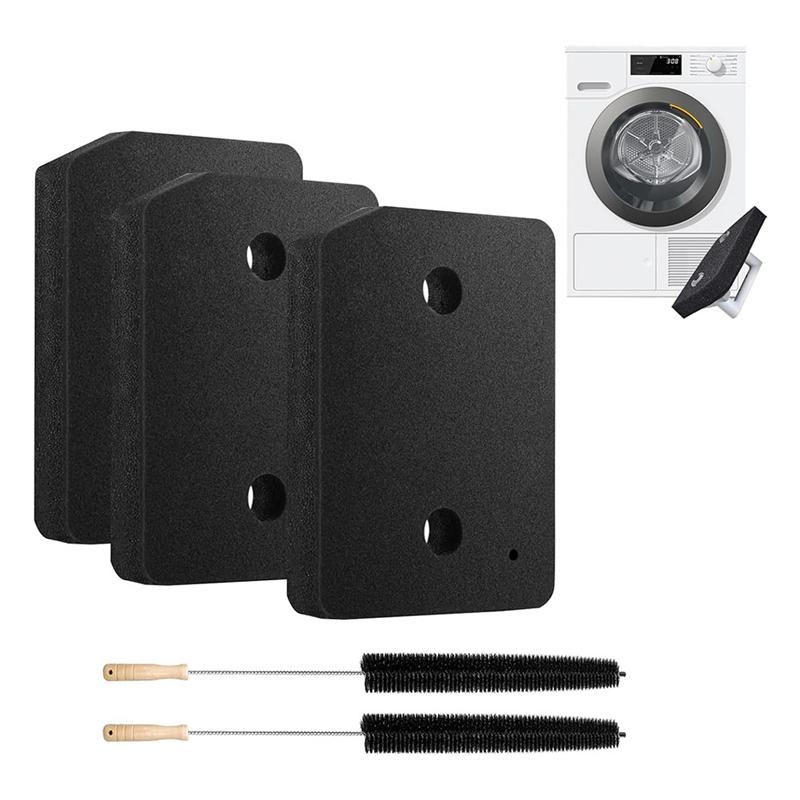 A02V-For T1 Dryer Compatible–3 Pcs Plinth Filter With Dryer Vent Brush, 2026 New Replacement Part