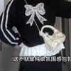 Summer new bow armpit bag women's leisure commuting niche pleated cloud bag dumpling bag