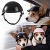 With Ear Holes Dog Cat Helmets Adjustable Dog Helmet Hat Pet Motorcycle Helmet  Pet Accessories