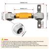 RASTP-Neues einstellbares Hinterrad-Fahrwerks-Sturzkorrektur-Kit Hundeknochen-Einstellbarer Querlenker für Honda Civic EK EG CRX 1988-2000 RS-LTB002