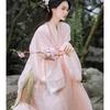 Chinese Wei And Jin Style Hanfu Daily Improved Cross-collar Suit