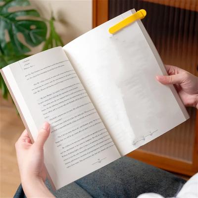 1/3PCS Automatic Page Recording Silicone Bookmark | Reusable Easy-to-Insert