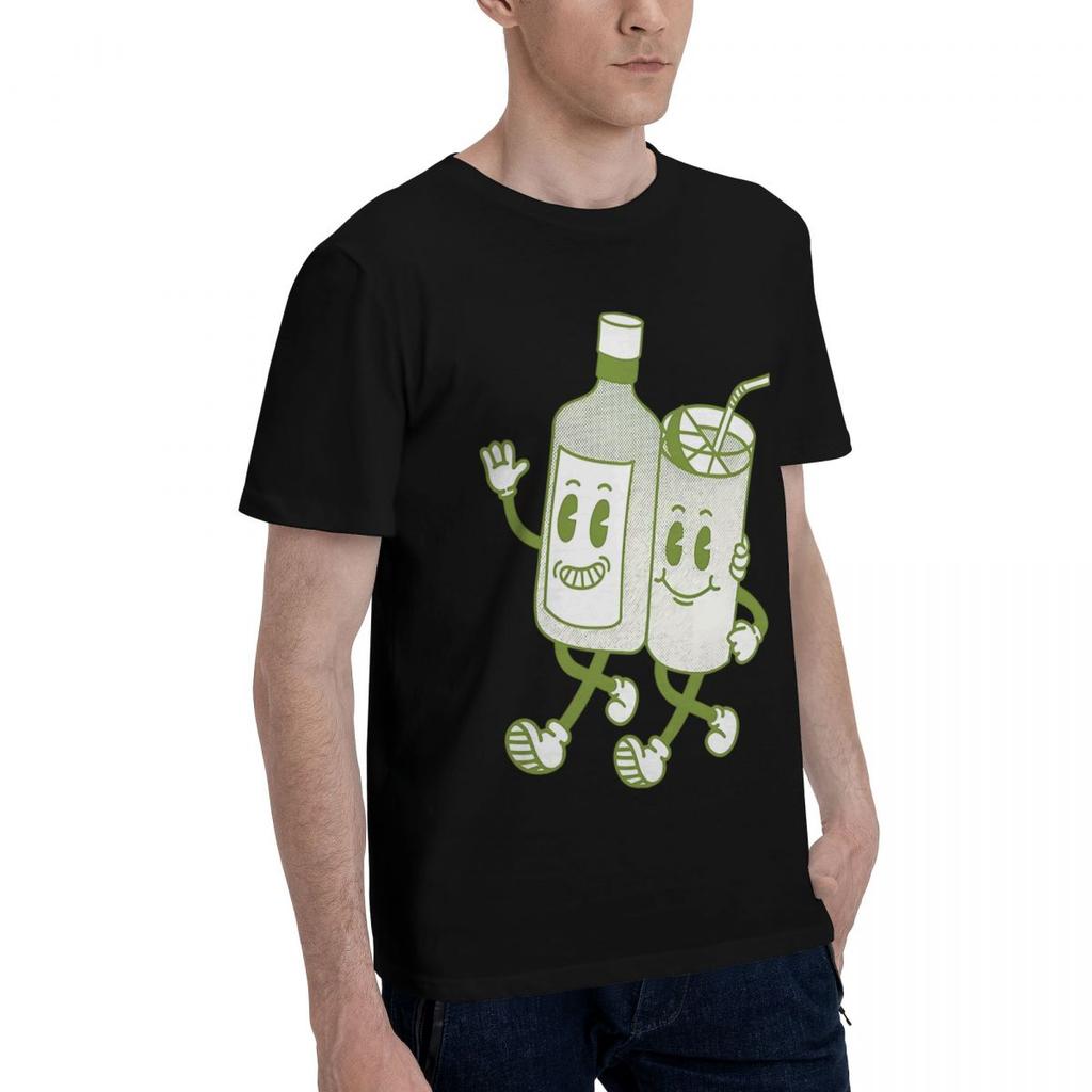 GIN AND TONIC Meme 100 Cotton Casual Breathable Confortable TShirt Mens Clothing Brands Men Clothes