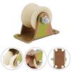 Anti Rust Sliding Door Rollers V Nylon Grooved Rollers With Stand Refined Bearing Steel For Smooth And Quiet Operation