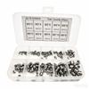 200PCS Silver Grub Screw Set M3 To M8 Inner Hex Screw Stainless Steel Screw  For Precise Instrument