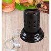 Ceramic Oil Diffuser Electric Small (4.5 Inch, Black)