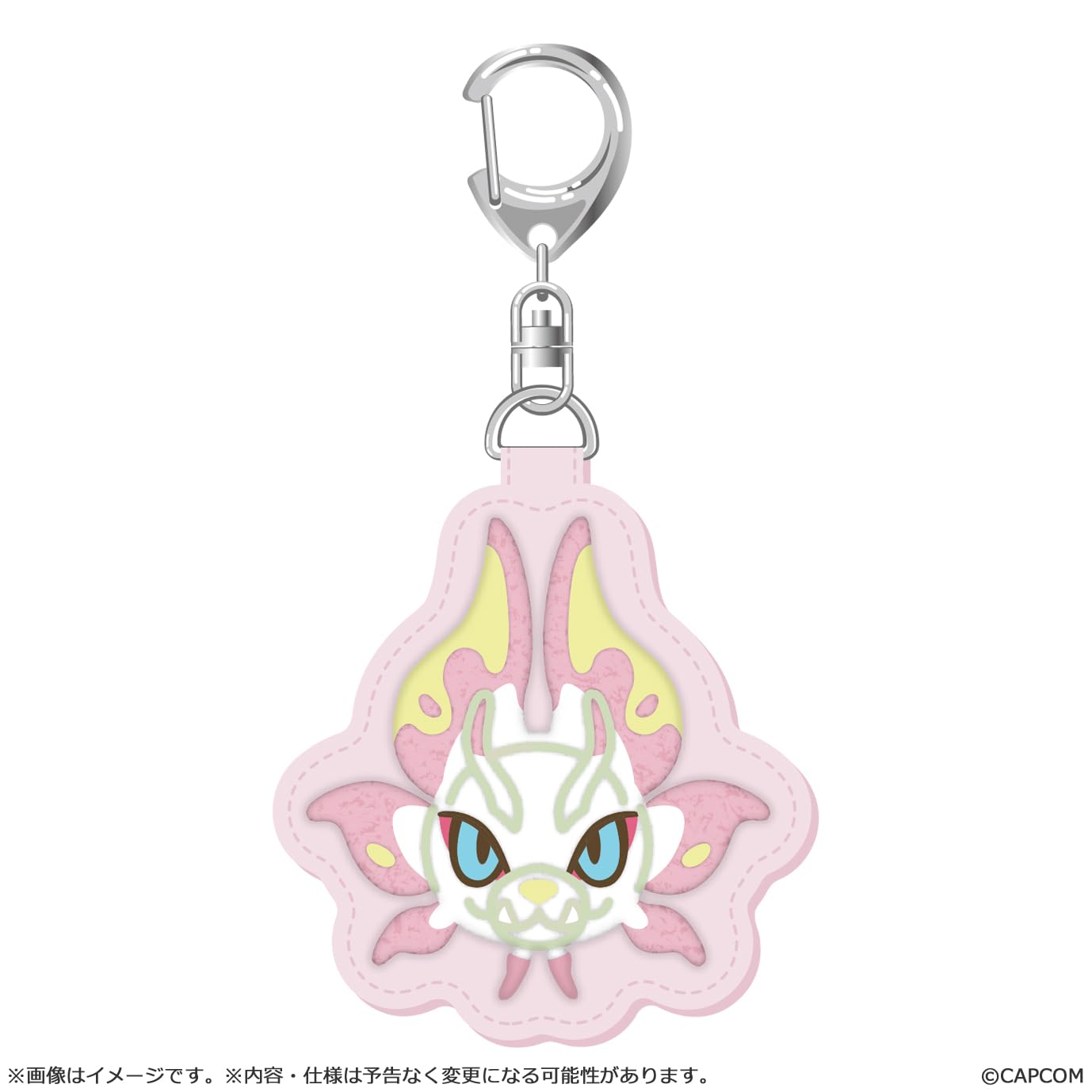 

Capcom Monster Hunter Mondefo Sagara Embroidered Keychain Tamamitsune 67 x 65 x 4mm Polyester Approx.