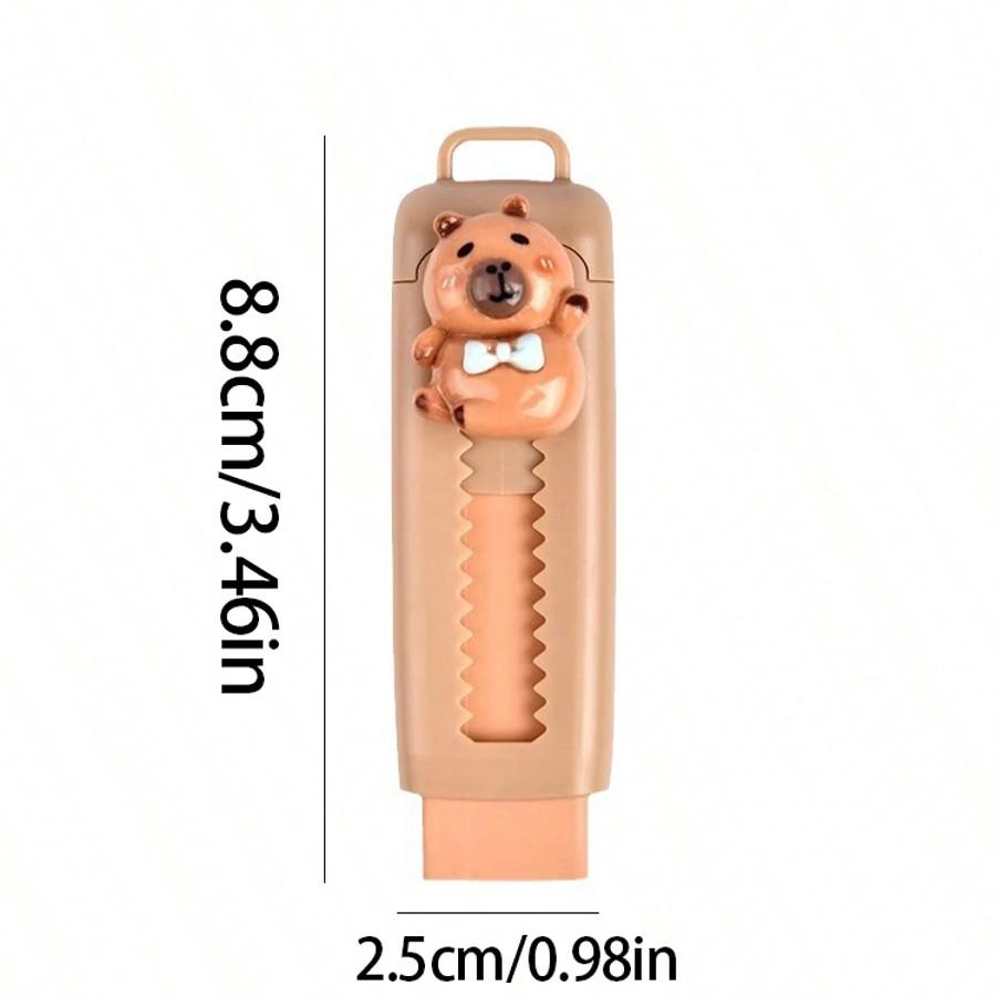 Push-pull Eraser for Students, Clean Without Leaving Traces, Exam and Office Supplies, Essential for Returning To School