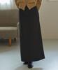 YUPPE Wool Line Skirt_Black