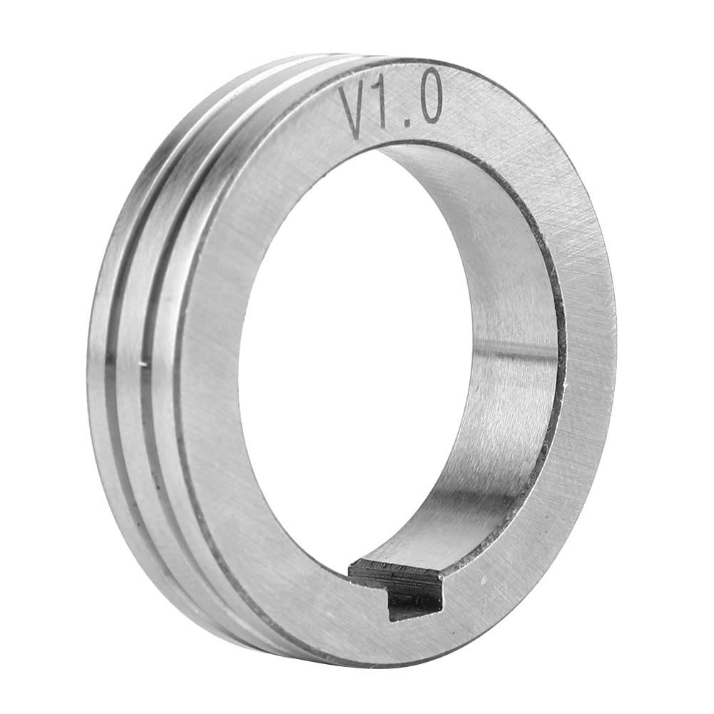 35mm 1.38in Stainless Steel Wire Feeder Roller 0.8 1.0 1.2 Welding Wire Feeding Guide Wheel(1.0