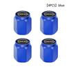 juchq4 4pcs Anti Theft Car Tire Valve Caps Universal Auto Wheel Stem Covers For Volvo XC90 V90 V60 V40 S80 S60 S90 C40 XC60 XC40 V70