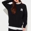 New MLB Base Logo Sweatshirts Unisex Black 3AMTB0221-50BKS