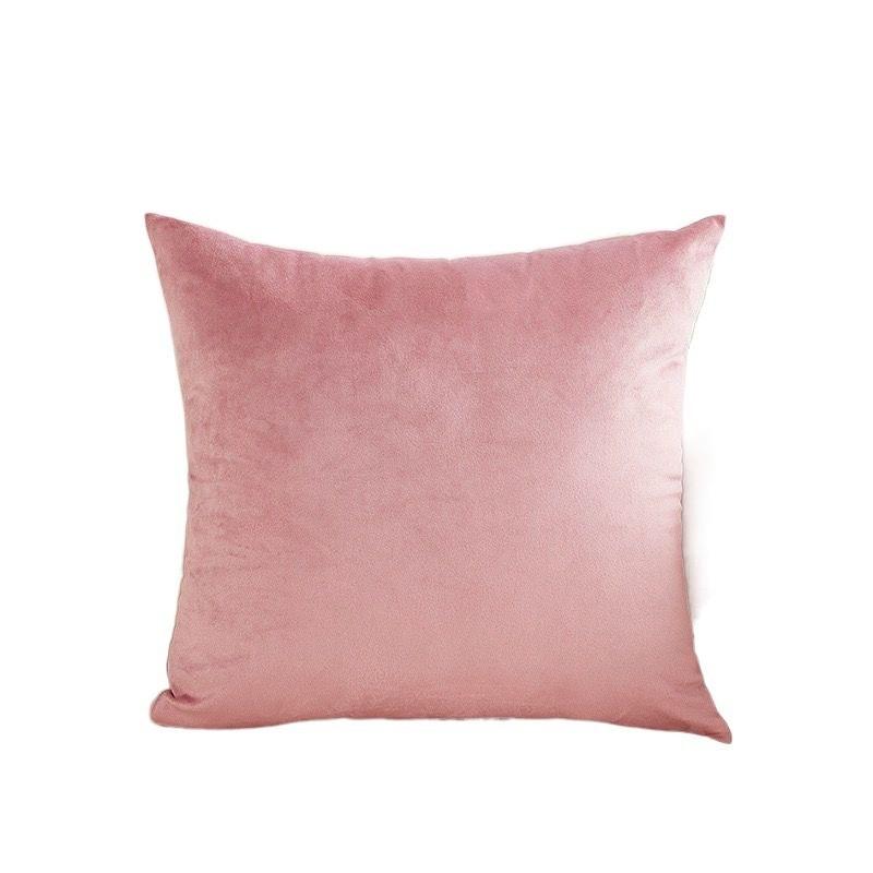 Plüsch Samt Quadratische Kissenhülle mit Rückenlehne für Sofa Büro Schlafzimmer Moderner Stil Kissenbezug