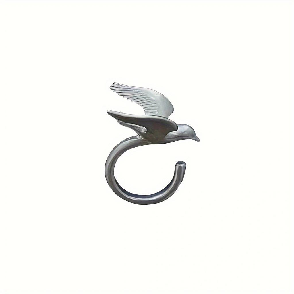 Adjustable Wild Bird Ring Symbolizing Freedom Ring With Intricate Detailing For Nature Enthusiasts Alloy Jewelry