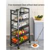 2025 Multifunctional Floor-Standing Kitchen Storage Rack: Multi-Layer Vegetable Basket Shelves