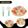 Pizza Set, Play Kitchen Accessories, Role-playing, Color Learning, Realistic Serving Toy,