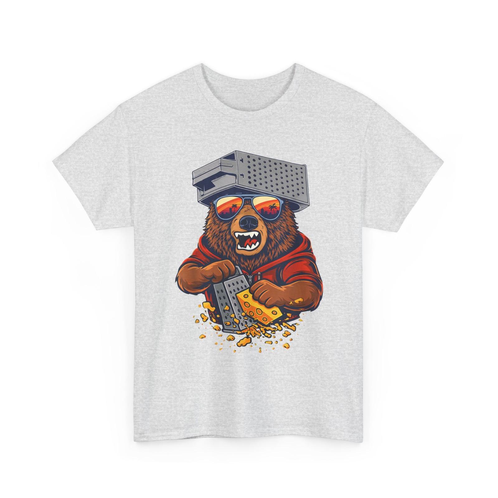 Cheese Grater Bear Hat and Sunglasses Shirt, Cheese Grate Women Men Shirt S