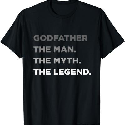 Godfather The Man The Myth The Legend - Mens Godfather T-Shirt