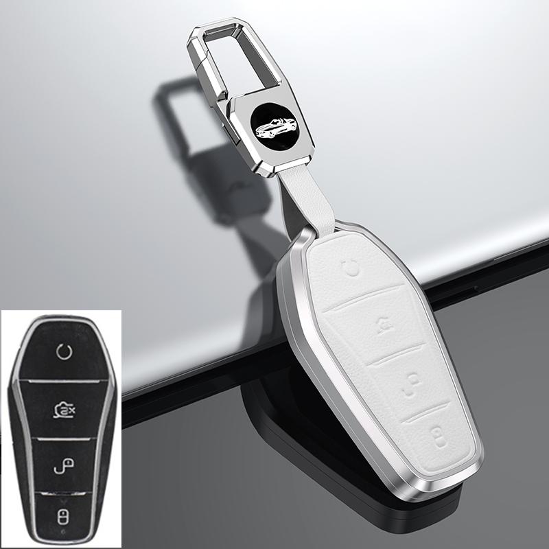 

Metal Leather Car Remote Key Cover Case Shell Holder Fob For Byd Atto 3 Qin Song Plus Dmi Han Tang Dolphin Seal U Ev Sealion 05