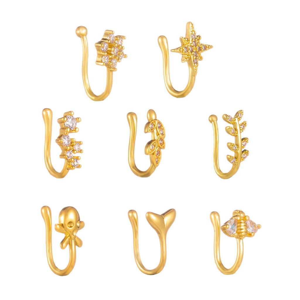 Trendy European & American Fashion Nose Ring Clip - Exquisite Jewelry for Women