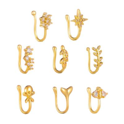 Trendy European & American Fashion Nose Ring Clip - Exquisite Jewelry for Women