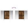 Bathroom Furniture Set 6 pcs Smoked Oak