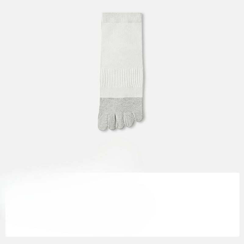 Cotton Five-Finger Socks Men's Pure Cotton Split-Toe Summer Odor-Resistant Anti-Fungal Men's 100% Cotton