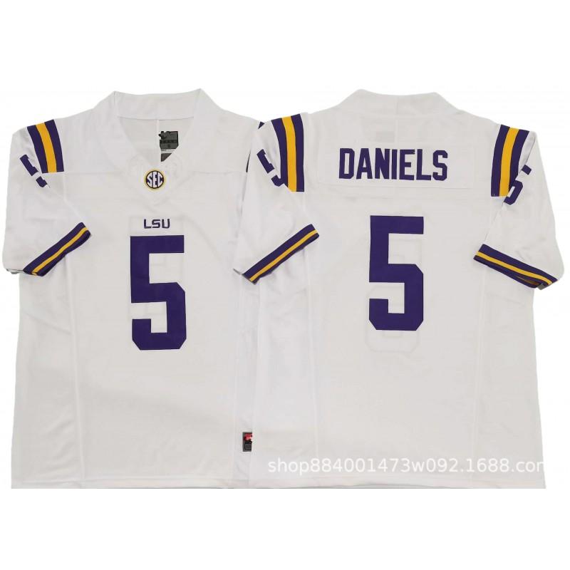 LSU Tigers Football Trikot Herren College Stil Bestickt Trainingsuniform NCAA Teamkleidung