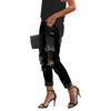 Ladies' Color Loose Casual Ripped Casual Jeans